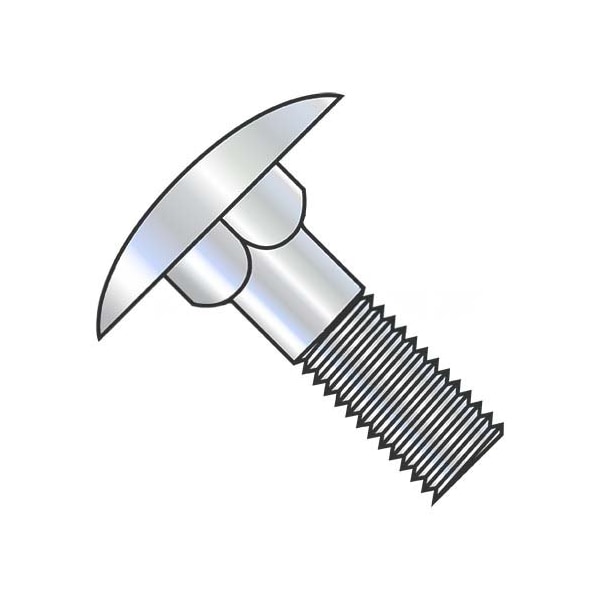 Usa Industrials Step Bolt, 1/4"-20 Thrd Sz, 2 in L, Steel, Zinc Plated Finish BULK-BOLT-2412 - main